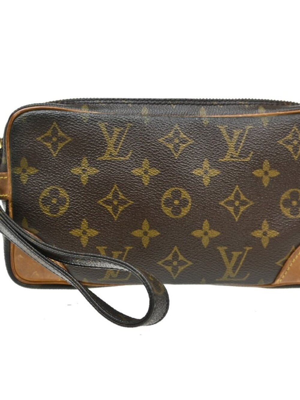 LOUIS VUITTON MARLY DRAGONNE PM CLUCTH BAG PURSE